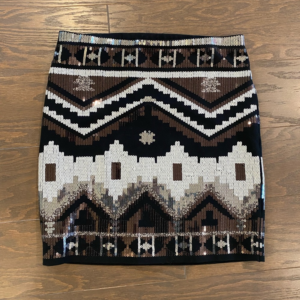 EXPRESS sequin mini skirt size XS